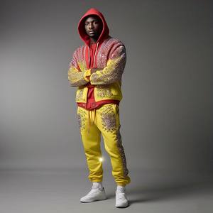 Conjunto Deportivo Unisex al por Mayor, Ropa Deportiva para Correr y Gimnasio, Chaqueta y Pantalones, Logotipo Personalizado, Ropa Deportiva Unisex, Traje de Entrenamiento - Product Image 2