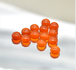 Cabochons ronds en Onyx rouge naturel 6X6X3mm pierre précieuse à facettes lâche calibré lisse pour la fabrication de bijoux - Product Image 4