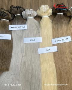 Venta al por mayor precio de fábrica hueso recto trama muchos colores pelo 100% extensiones de cabello vietnamita de alta calidad - Product Image 4