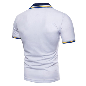 2024 hommes de haute qualité séchage rapide à manches courtes pour Polo T-Shirts Logo personnalisé meilleure conception solide motif toile vêtements - Product Image 2