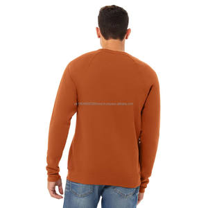 Sweat-shirt Bella Canvas pour homme et femme, col rond, manches raglan, en molleton éponge, 100% coton, hiver, brodé, respirant, gris - Product Image 6