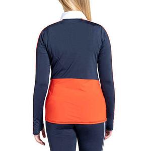 Camiseta de equitación para mujer, de manga corta, estilo vintage, con logotipo personalizado, de secado rápido y tela elástica, para competición ecuestre. - Product Image 2