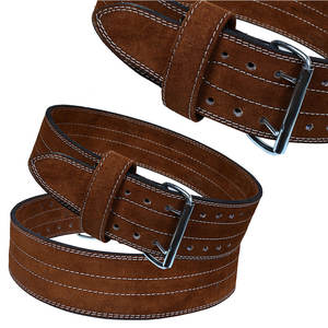 Cinturón de Levantamiento de Pesas Profesional, Transpirable, de Piel de Oveja, Ajustable, para Gimnasio, Fitness, Entrenamiento de Fuerza, Soporte para Hombres, en Stock - Product Image 1