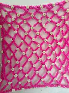 อินเดียงานแต่งงานดอกไม้หลังคาบูธภาพถ่ายHaldi MehendiฉากหลังNikah PardahดอกมะลิและดอกกุหลาบPartyกลับDropTheme Partie - Product Image 3