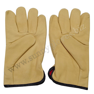 Wholesale All Sizes XS XL Cowhide Leather Work <b>Gloves</b> Heavy Duty Durable Anticut <b>Driver</b> <b>Gloves</b> Truck Driving Warehouse Gardening - Product Image 6