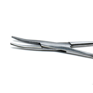 Pinzas hemostáticas de acero inoxidable de alta calidad Abrazaderas quirúrgicas de bloqueo curvo y recto de 5,5" - Product Image 4