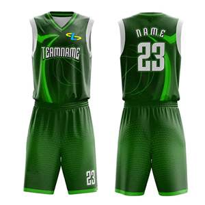 Uniforme de Baloncesto de Impresión Digital de Alta Calidad al por Mayor, Logotipo del Equipo Personalizado, Número, Talla Grande, Transpirable, Secado Rápido, Jersey Deportivo - Product Image 4