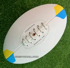 Futebol de regras australiano feito de borracha sintética bolas de futebol afl costuradas à mão Futebol australiano totalmente costurado à mão melhor bola de treinamento