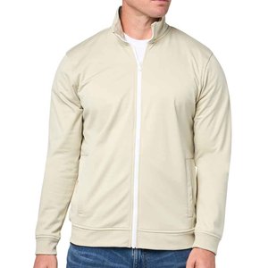 Comfort Fit Skin-Friendly Poliéster Spandex Cremallera frontal Stand Collar Chaqueta transpirable para hombres chaquetas de hombres - Product Image 4