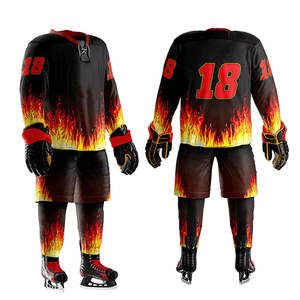 Uniforme de Hockey sobre hielo duradero de diseño único uniforme de Hockey sobre hielo personalizado de gran tamaño para hombres nuevos uniformes de Hockey sobre hielo de alta calidad al por mayor - Product Image 5