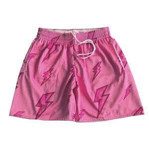 Hot Selling New Arrival 100% Polyester Mesh sports <b>Shorts</b> Casual Mid <b>Waist</b> Double Layer Breathable and Custom Size <b>Low</b> MOQ - Product Image 2