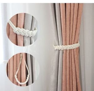 Rope <b>Tieback</b> With Magnet Simple Home Decor Hemp Handmade Weave Curtain <b>Tieback</b> Rope Accessories in Good Price - Product Image 5