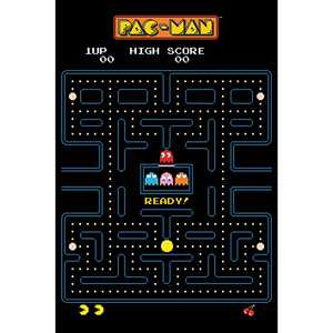Affiche murale moderne Pac-Man Maze sur toile pour décoration murale - Product Image 4