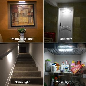 Egh pin-Powered Led an ninh Tủ ánh sáng với cảm biến chuyển động cho nhà bếp tủ quần áo chiếu sáng - Product Image 1