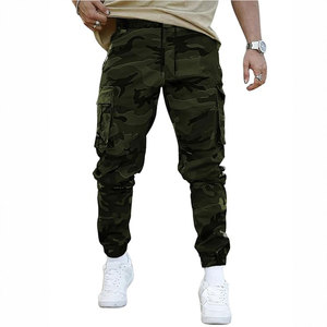 Pantalon cargo tactique pour homme, imprimé camouflage, randonnée en plein air, plusieurs poches, pantalon cargo avec motif camouflage - Product Image 6