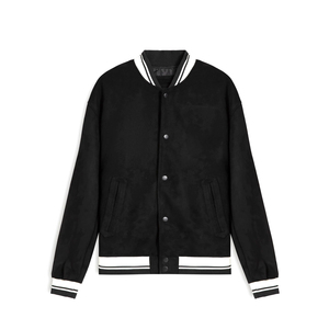 Veste d'hiver de style décontracté de haute qualité fabriquée au Pakistan, sur mesure, avec col montant et lettrage de baseball pour homme - Product Image 5