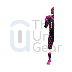 เสื้อเจอร์ซีย์ใส่กับกางเกงเครื่องแบบฟุตบอลชั้นนำแบบอเมริกันเสื้อทีมฟุตบอลแบบระเหิด - Product Image 4