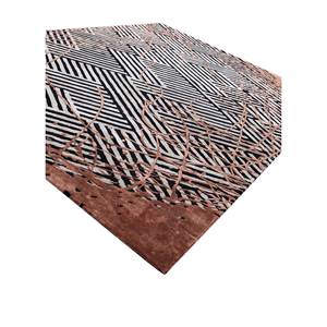 Adrift Hand Tufted Wool Viscose <b>Rug</b> Grey Black Geometric Kilim Design for Home Tra-15264 Flat Weave <b>Jute</b> <b>Rug</b> Rectangle Hallway - Product Image 2