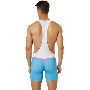 Uniformes de lutte personnalisés avec bande contrastée pour hommes, musculation professionnelle, tissu respirant léger en spandex/polyester - Product Image 6