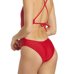 ชุดว่ายน้ำสำหรับผู้ใหญ่ของผู้หญิงชุดว่ายน้ำสีทึบทำขึ้นเองได้ - Product Image 6