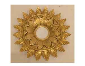 การออกแบบใหม่ที่มีคุณภาพสูงอียิปต์อุปกรณ์สูบบุหรี่ทองเหลืองที่เป็นของแข็งที่ไม่ซ้ำกันหรูหรามอระกู่ถาด - Product Image 2