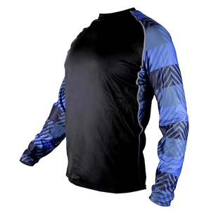 Rashguards de natation à sublimation personnalisée Rashguards à compression Mma Rashgaurd vêtements de course - Product Image 5