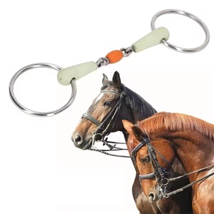 Brocas de acero inoxidable de alta calidad para montar a caballo, brocas de anillo sueltas para boca de caballo a la venta - Product Image 2