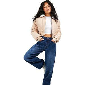 Vestes d'hiver pour femmes grandes tailles, 100% polyester, tissu épais, vêtements décontractés, personnalisables, respirants, fermeture éclair intégrale - Product Image 2