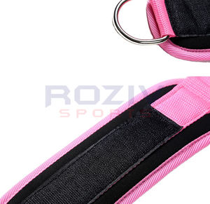 Correa de Tobillo Profesional para Entrenamiento, Neopreno de Alta Calidad, Transpirable, Ecológico, Antideslizante, para Máquina de Cable de Levantamiento de Pesas Roziv - Product Image 4