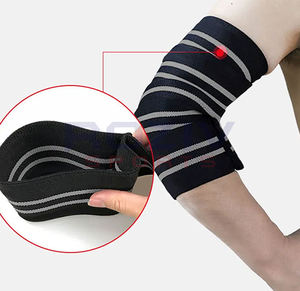 Coderas Deportivas Ajustables, Soporte de Algodón Transpirable y Ligero para Alivio del Dolor, Envolturas de Soporte para Codos para Gimnasio y Levantamiento de Pesas, Unisex - Product Image 6