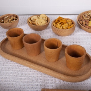 Wholesale Beech Wood Coffee Cup | Handcrafted Eco-Friendly Wooden <b>Drinkware</b> - Product Image 6