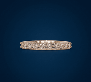 Anillo de Eternidad Clásico con Diamante Cultivado en Laboratorio, Anillo de Oro de 14K, 1.43CT, Corte Brillante Redondo, Anillo de Boda - Product Image 3