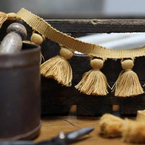 Pom Pom Trim พู่ Fringe Brush Fringe Fre Brush PomPom Trim ขอบพู่ตัดขอบ Bobble trims - Product Image 1