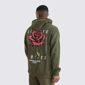 Conjunto Deportivo Informal Personalizado para Hombre, 2 Piezas, Elástico en 4 Direcciones, Transpirable, Sudadera con Capucha de Felpa de Algodón y Pantalones Deportivos para Gimnasio - Product Image 4