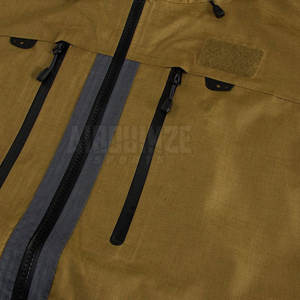 Chaqueta de lluvia impermeable personalizada de fabricación profesional Chaqueta de lluvia con cremallera completa de alta calidad para hombres - Product Image 4