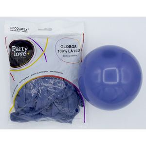 Palloncini in Lattice Blu per Feste, 30 Cm, Biodegradabili, Decorazioni per Feste - Product Image 1