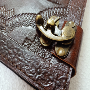 Diarios de cuero en relieve de elefante de 13*10 pulgadas de gran tamaño hechos a medida con páginas de papel hechas a mano de algodón ideales para reventa - Product Image 6