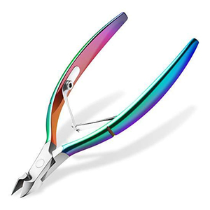 <b>Cuticle</b> Pusher Dual Sided - Sharp Edge Spoon Shaped Double Ended <b>Cuticle</b> Pusher Remover <b>Trimmer</b> With <b>Cuticle</b> Cutter - Product Image 2