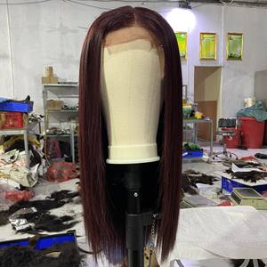 Hot Trend <b>2023</b> Human Hair Bob Straight Human Hair Wigs Double Drawn 100% Raw Lace Frontal Wigs Virgin Lace Frontal Wigs - Product Image 2