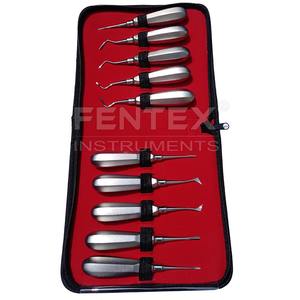 Dental 10 piezas elevadores de raíz de alta calidad Instrumentos dentales de acero inoxidable - Product Image 1