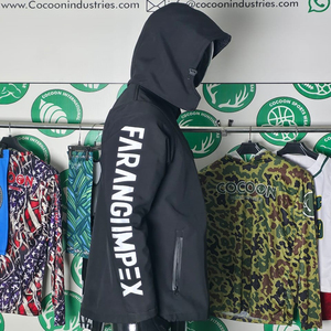 Vestes d'hiver pour hommes en softshell polaire imperméables coupe-vent avec capuche cargo, manteaux de pêche, de randonnée, de trekking, col montant, fermeture éclair - Product Image 1