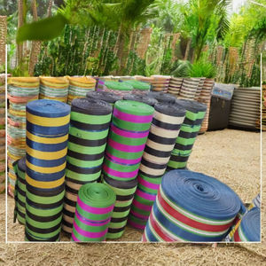 ผ้าโพลีโพรพิลีนรีไซเคิล 100% สำหรับทำกระเป๋าแบบสั่งทำ ดีไซน์เองได้ เป็นมิตรกับสิ่งแวดล้อม ใช้ในอุตสาหกรรม ผลิตตามสั่ง ขายส่ง น้ำหนัก 160-230 กรัม/ตร.ม. - Product Image 1