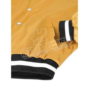 แจ็กเก็ตผ้าซาตินสำหรับผู้ชายแจ็กเก็ตทิ้งระเบิดผ้าซาตินแท้พิมพ์ซับลิเมชันตามสั่ง - Product Image 5