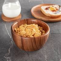 Ensemble Bols et Assiettes en Bois, Meilleures Ventes – Vaisselle Complète en Bois pour Dîner et Service Alimentaire