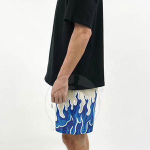 <b>Men</b> Mesh <b>Shorts</b> <b>Elastic</b> <b>Waist</b> Solid Casual Breathable Quick Dry Custom Style Best Selling for Adult - Product Image 3