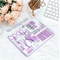 Prix Usine Professionnel Kit Manucure Pédicure Maison et Salon 5-en-1 Coupe-Ongles à Ressort Unique en Acier Inoxydable Léger Réutilisable
