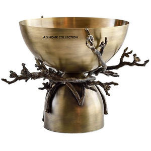 Bol de service alimentaire en acier inoxydable de qualité créative, finition argentée, texture martelée, plat à noix, prix d'usine - Product Image 3