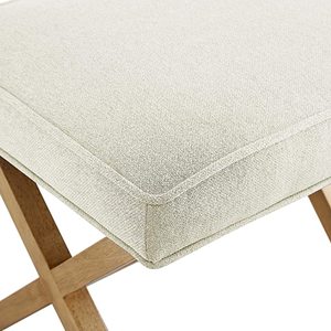 Solid Wooden Parogi <b>Ottoman</b> <b>Stool</b> with Chusion for Living Room - Product Image 3