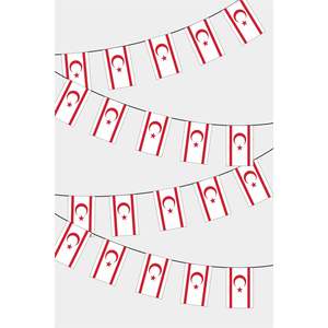 Kktc Rectangular Party <b>Banners</b> Flag Bunting for Festive Decorations - Product Image 1