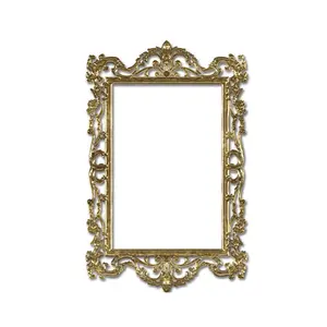 Цветочный дизайн металлический каркас с зеркалом доступны во всех размерах и стилях домашний настенный зеркальный каркас для стены